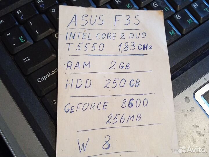 Ноутбук asusF3J