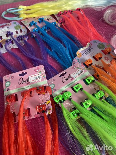 Цветные пряди для волос