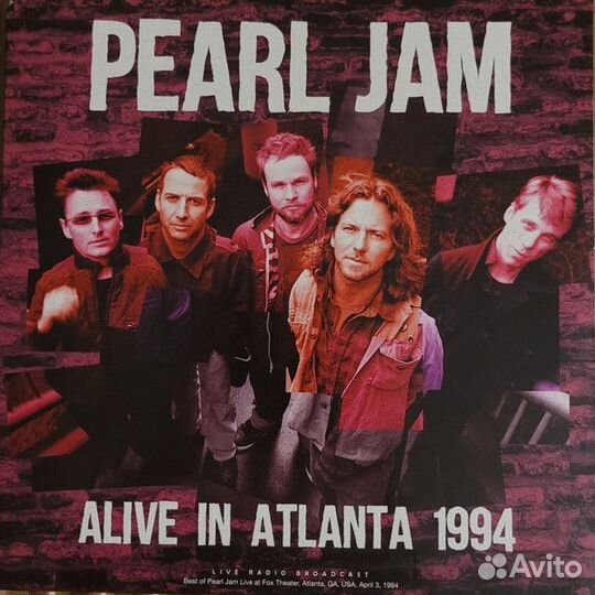 Виниловая пластинка Pearl Jam - Alive In Atlanta 1