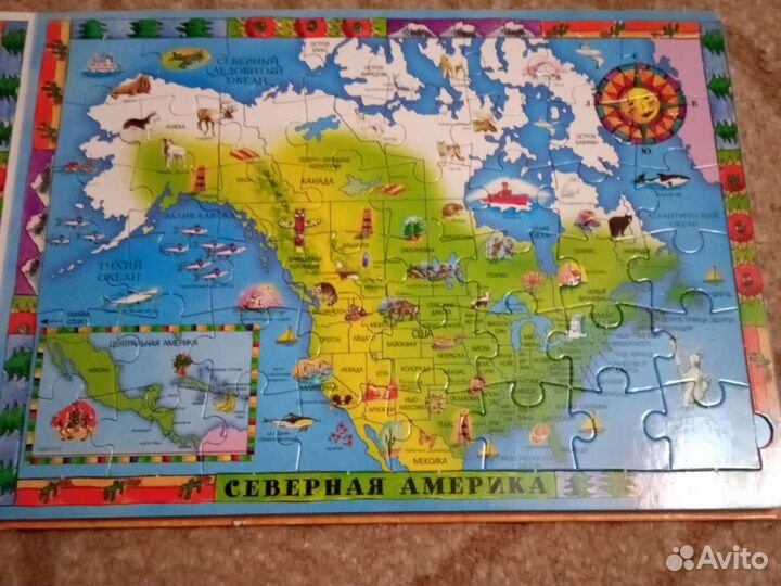 Книга с шестью пазлами из 48 элементов