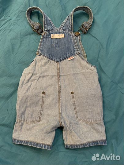 Джинсовый комбинезон 92