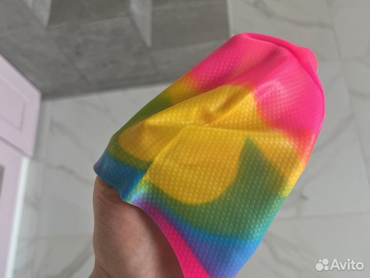 Шапочка для плавания взрослая