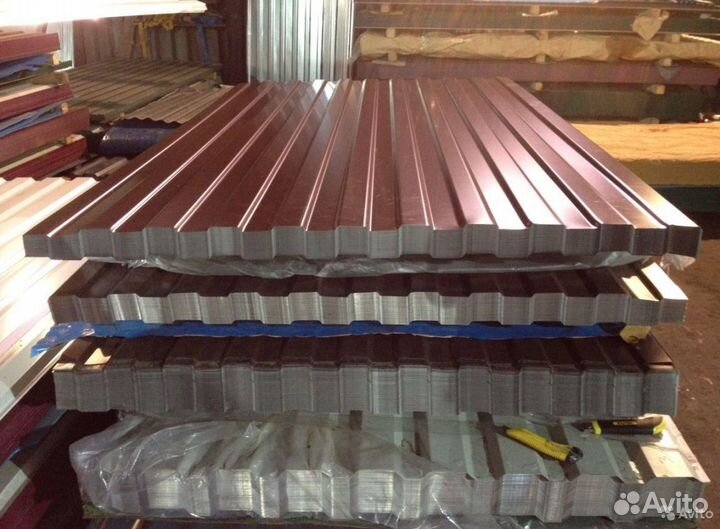 Профнастил окрашеный 1,5м с8 0,45