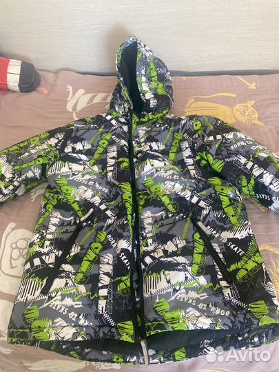 Куртка детская для мальчика демисезонная 158 см