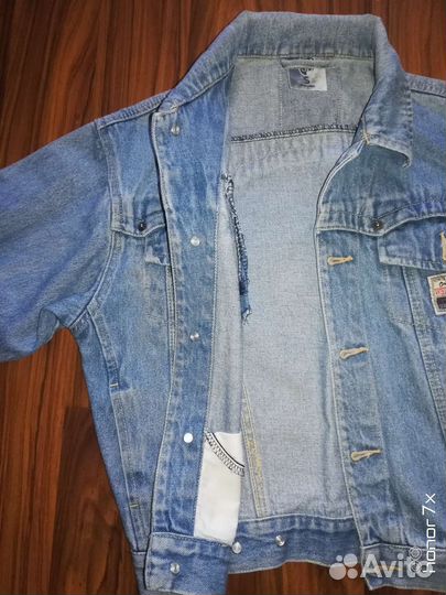 Джинсовая куртка (оверсайз) 9-10 лет