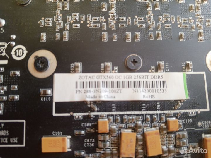 Видеокарта GTX 560 1gb