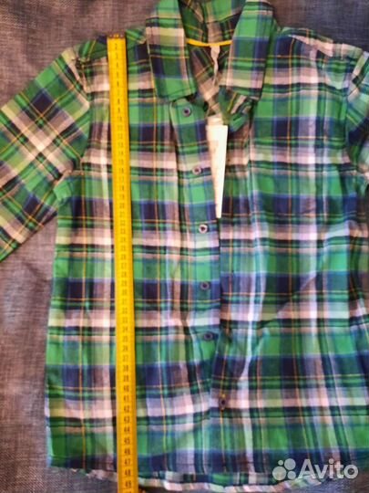 Новая Рубашка утепленная р 122