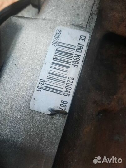 Кпп механическая (МКПП) Renault Clio 3 2007 K9GF