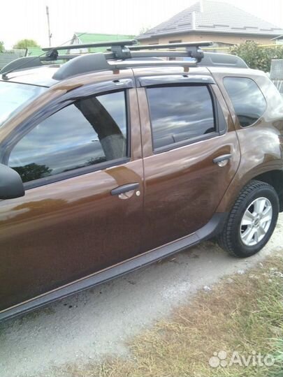 Багажник для Renault Duster (алюминий, чёрный)