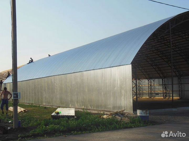 Полный Каркас ангара 20х60м. Тип В