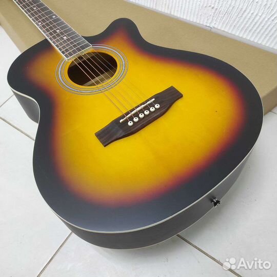 Гитара новая акустическая полноразмерная