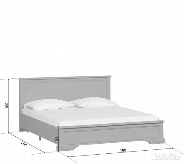Двуспальная кровать/190х210