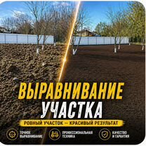 Выравнивание земельного участка, Лесной Городок
