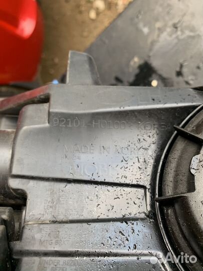 Фара передняя левая Kia Rio x-line