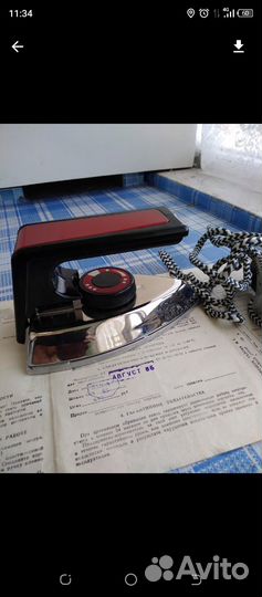 Утюг дорожный 1986 г. в