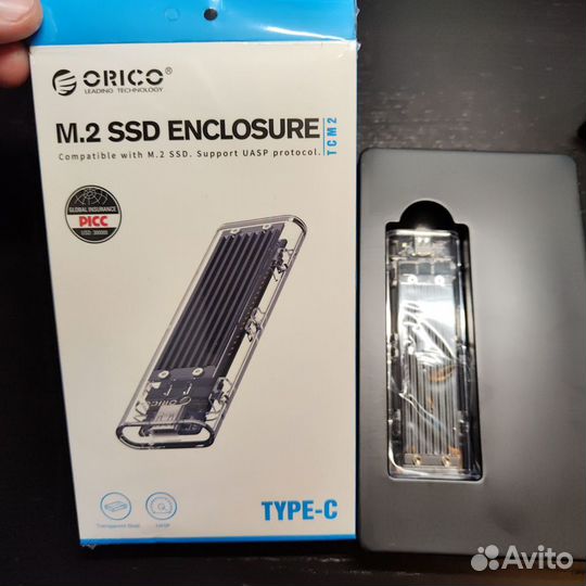Внешний корпус (Box) Orico M.2 USB 3.1 NVMe Type-C