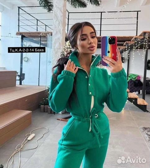 Комбинезон женский на флисе