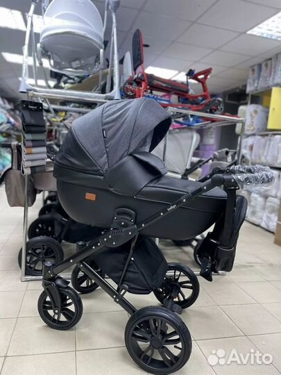 Коляска 3 в 1 indigo mio + F