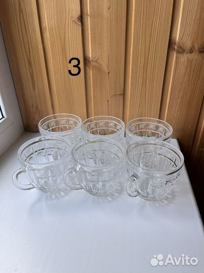 Хрустальные кружки