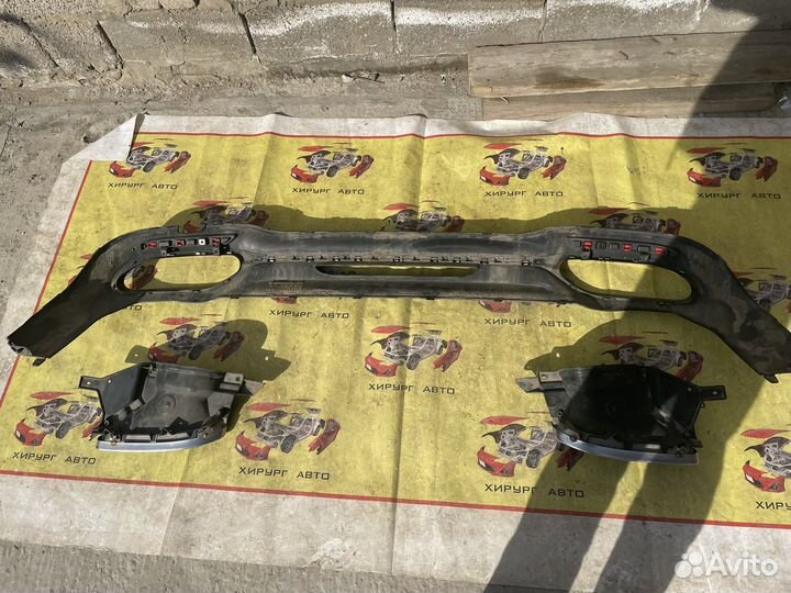 Юбка бампера Mercedes S-class W222 AMG рест