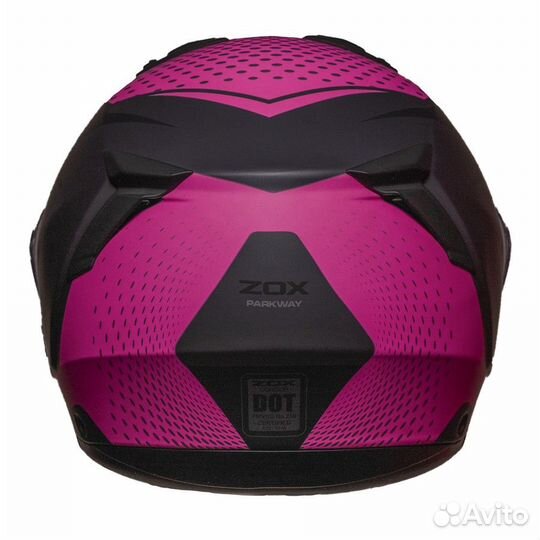 Шлем снегоходный ZOX Condor Parkway Black-Pink (эп