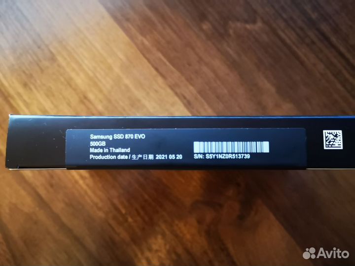 Диск SSD Samsung 870 EVO 500 Gb