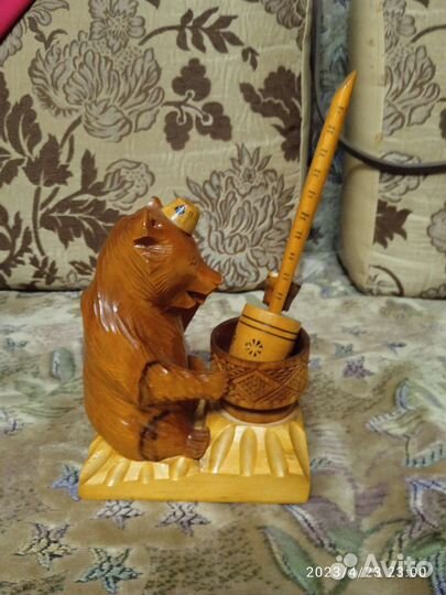 Игрушка СССР медведь