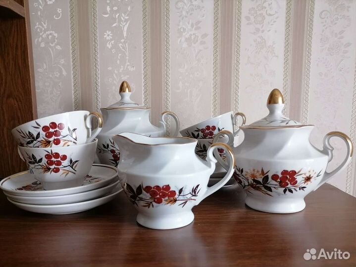 Чайный сервиз СССР рига Виктория
