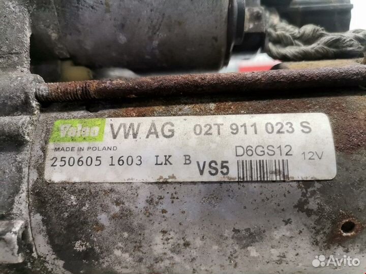Стартер для Volkswagen Polo 4 02T911023S