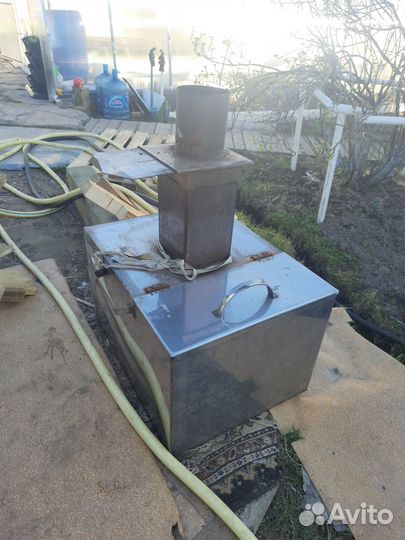 Печка для бани с баком