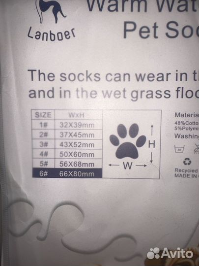 Ботиночки для собаки