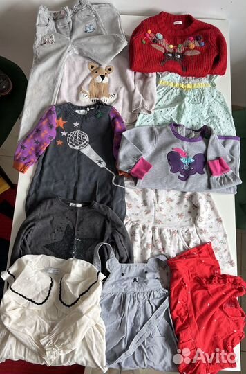 Вещи пакетом Zara, next, H&M, Fred’s World