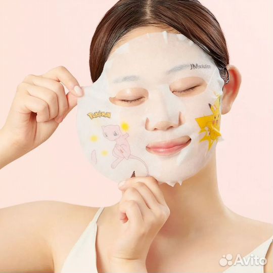 Тканевые маски JMsolution серия с покемонами