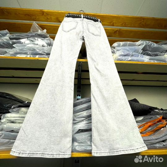 Джинсы клеш Rick Owens Shadow Cut Wideleg