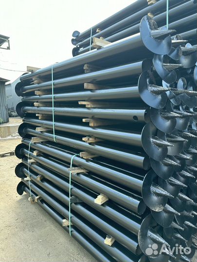 Монтаж винтовых свай