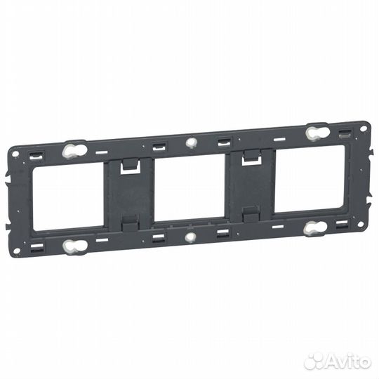 Суппорт 6/8 модулей Mosaic 3 мест Legrand 080253