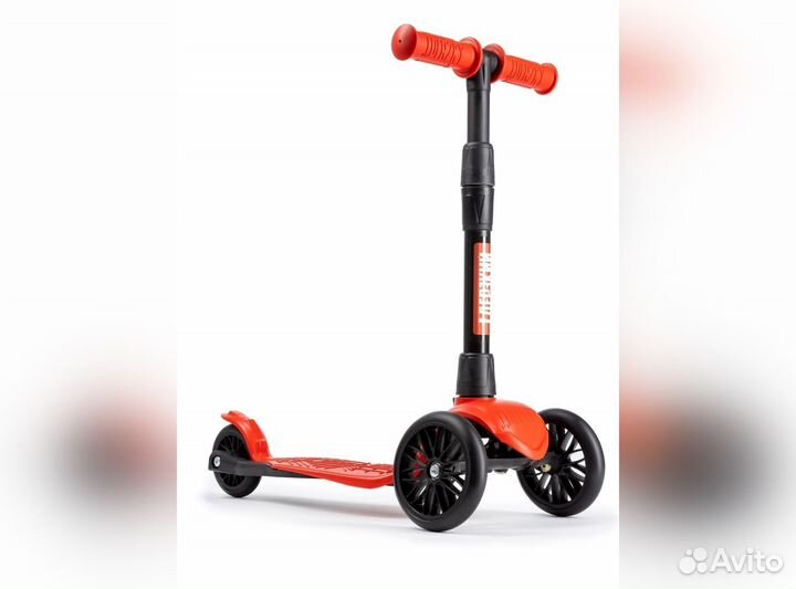 Самокат детский baby красный