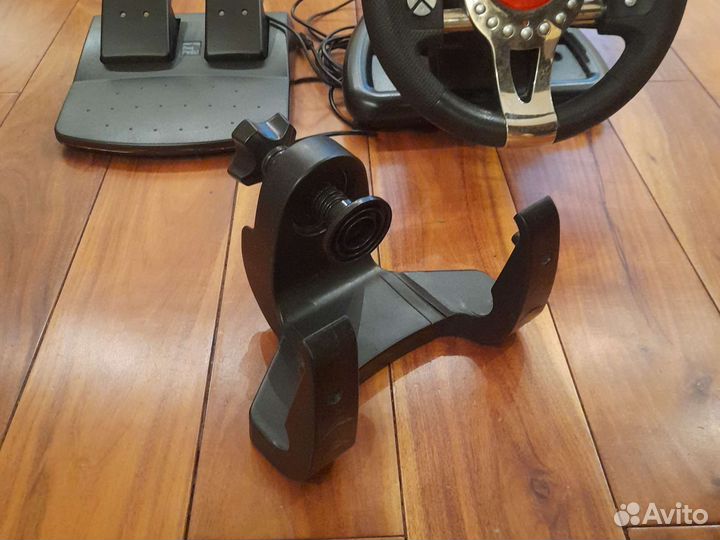Игровой Руль sven turbo с педалями и креплением