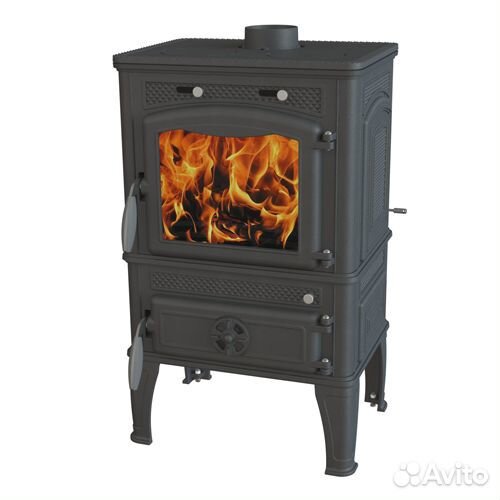 Печь-камин dacha II с варочной поверхностью