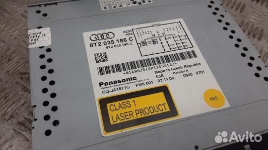 Магнитола audi A4 B8 (98S14I401)