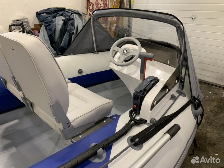 Лодка риб 420+ мотор Ямаха 15