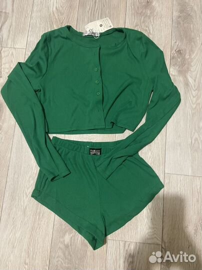 Домашний костюм с шортами ночной комплект