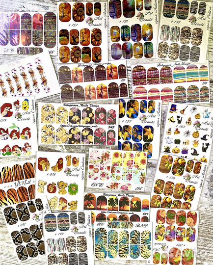 Слайдер (наклейка) для ногтей