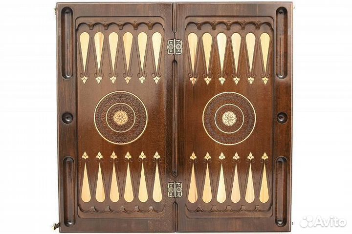 Нарды и шашки резные Гордый олень 62 х 61 см бук Армения 62542