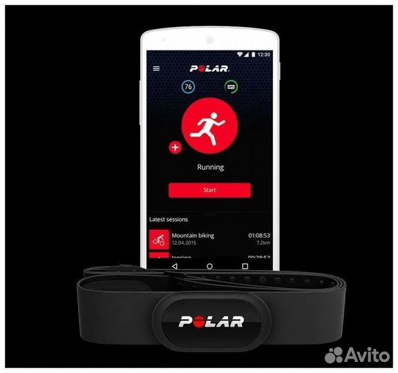 Пульсометр Polar H10 M-XXL, чёрный