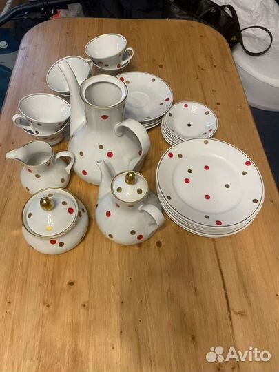 Сервиз чайный Weimar антиквариат гдр