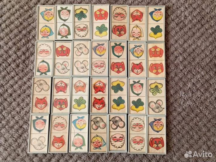 Домино детское СССР. Репка