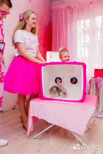 Треш бокс, угадай что внутри, детский аниматор