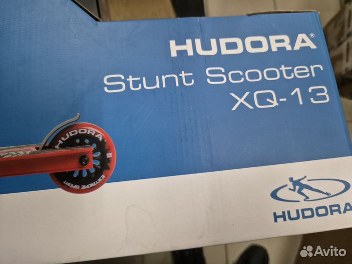 Трюковой самокат hudora stunt scooter xq-13