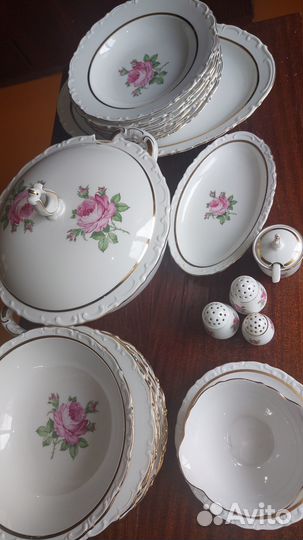 Фарфоровый сервиз Kahla ГДР клеймо 1957-1964 год